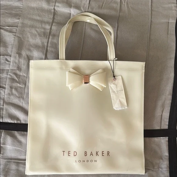 Ted Baker Bags Ted Baker Cream Bow Embellished Bag Tall X